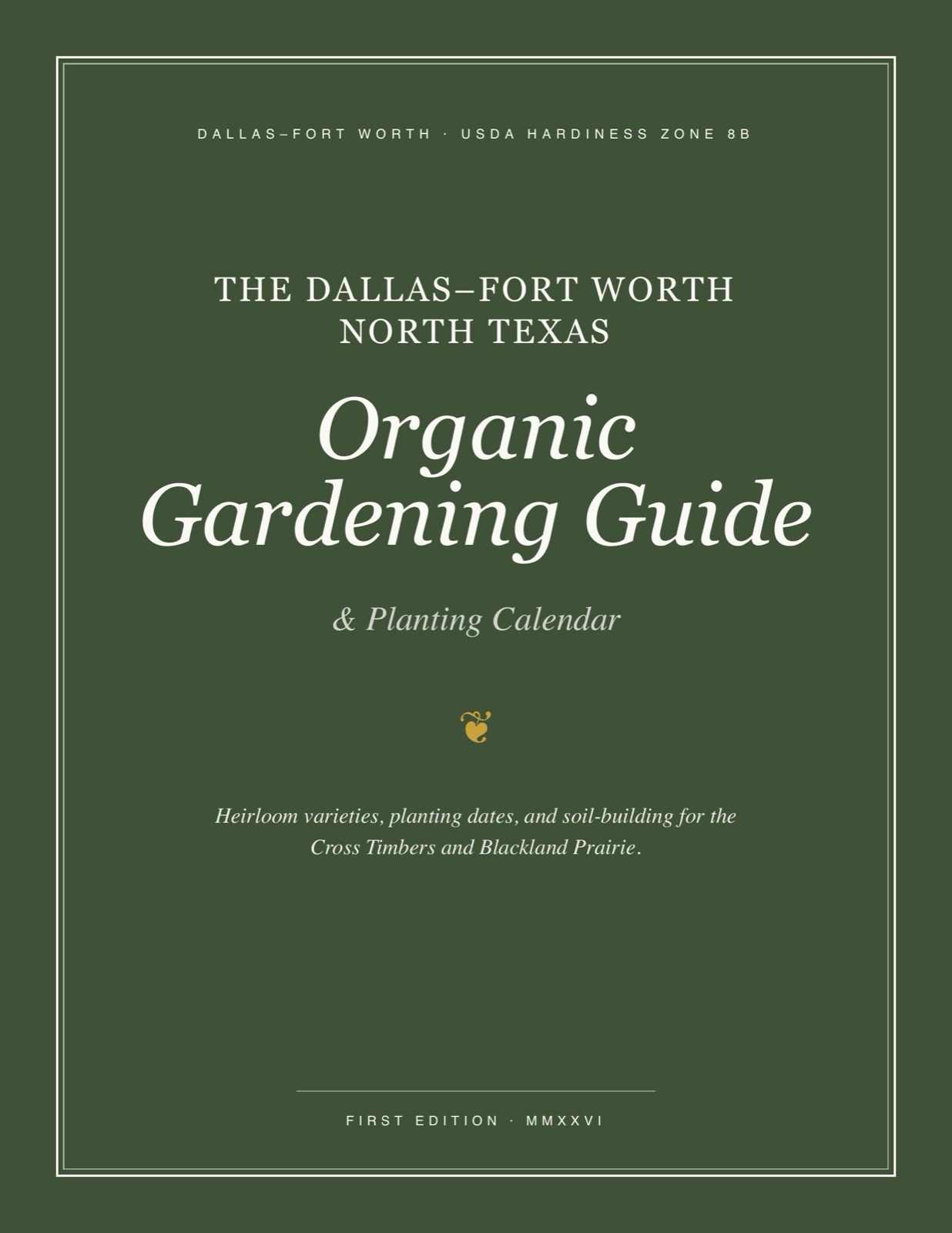 DFW Organic Gardening Guide cover
